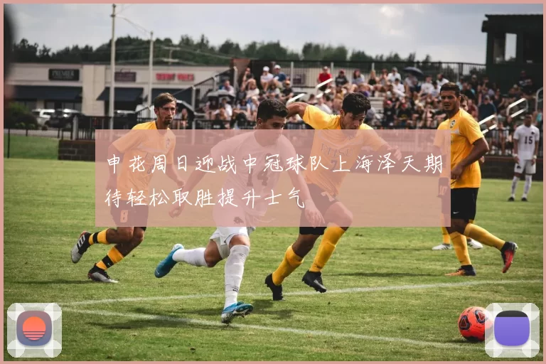 申花周日迎战中冠球队上海泽天期待轻松取胜提升士气